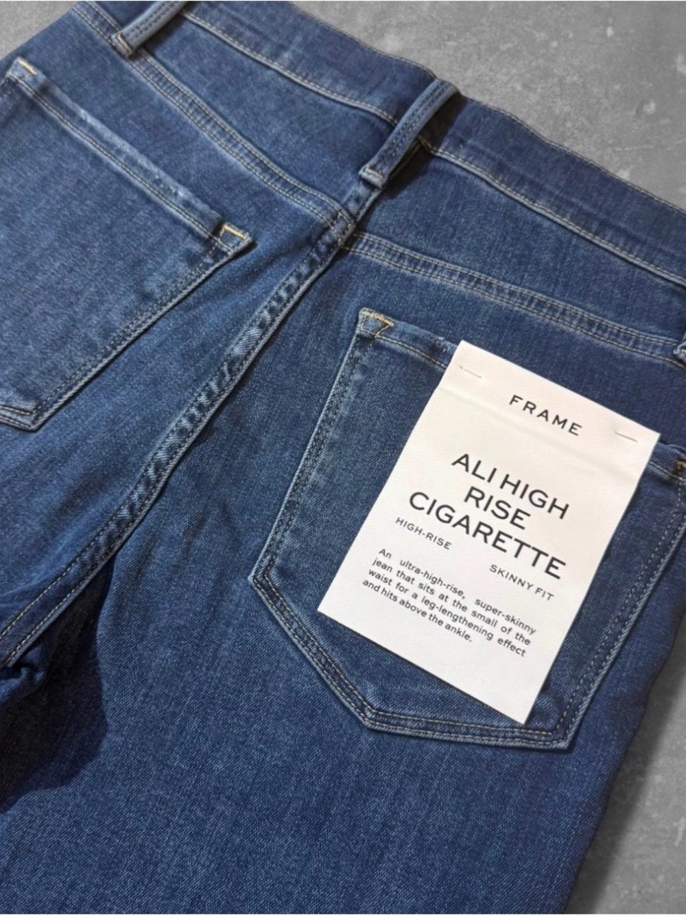 Frame Denim All High Rise Cigarette Jeans
